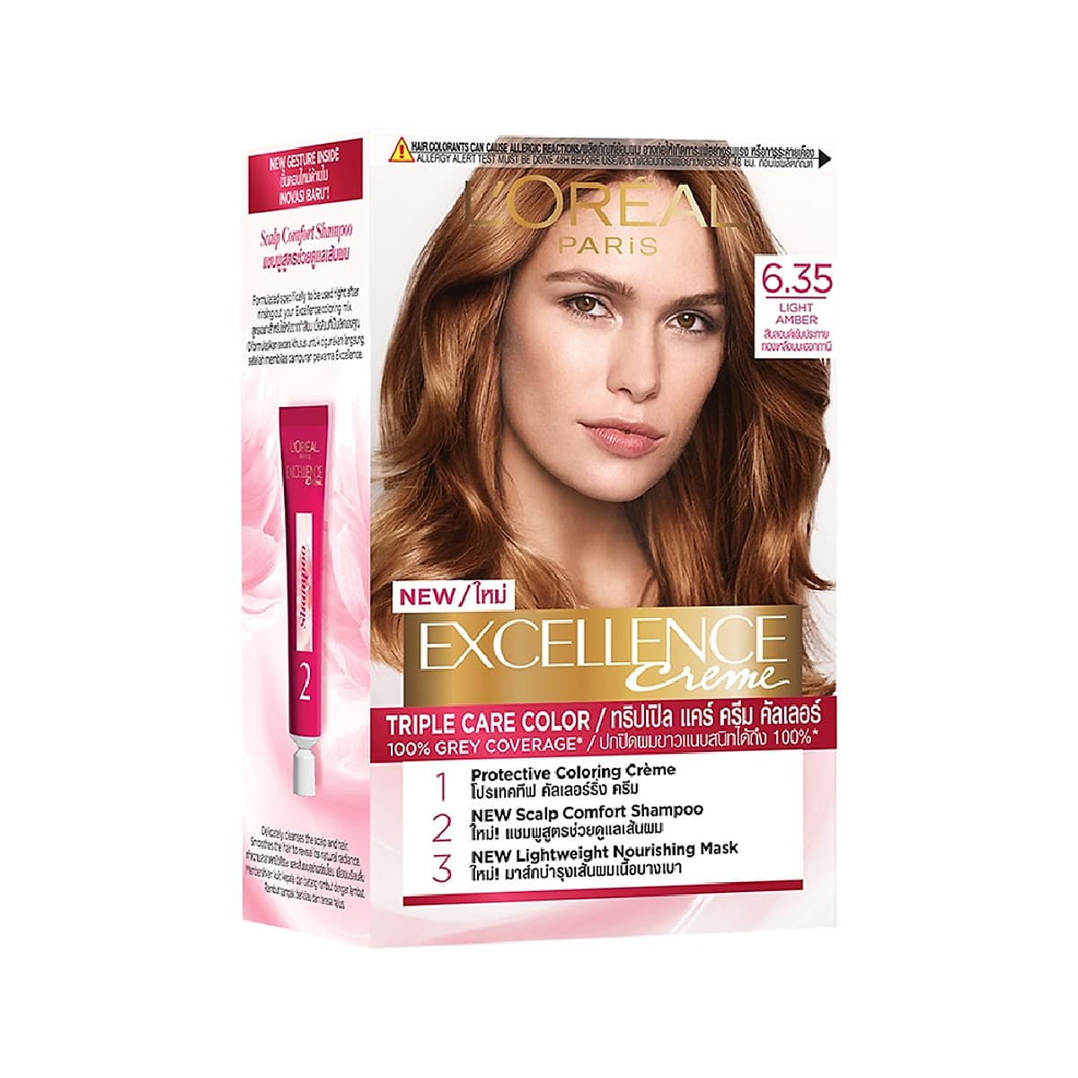 Màu nhuộm dưỡng tóc phủ bạc L'Oreal Paris Excellence Crème 172ml