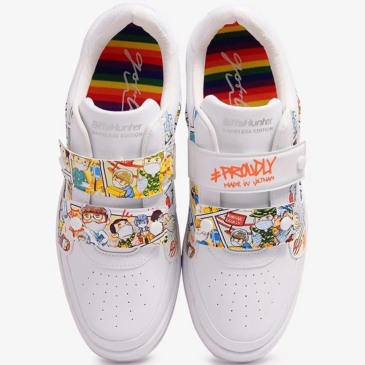 Giày thể thao Nữ Biti's Hunter Dentsu Redder - Hương Giang - Vietnamese Canvas of Pride DSWH03001
