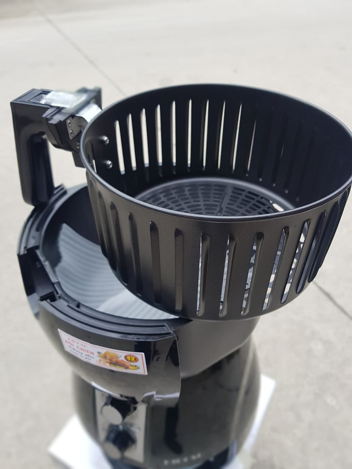 Nồi Chiên Không Dầu 6.5L, 02 Lòng rời, Chống dính, 1600W Kidosu AF65 - Hàng chính hãng