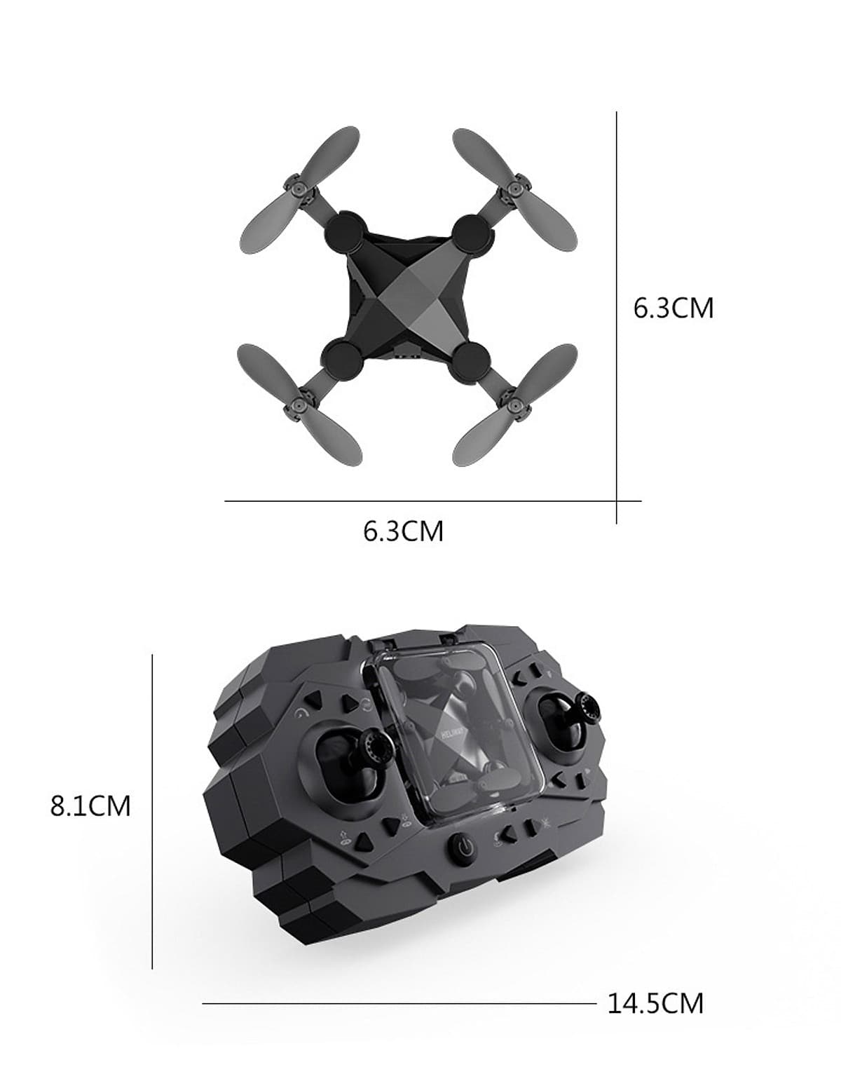 Flycam điều khiển từ xa 4 cánh, máy bay Flycam, máy bay camera Selfie trên cao - Dễ dàng điều khiển