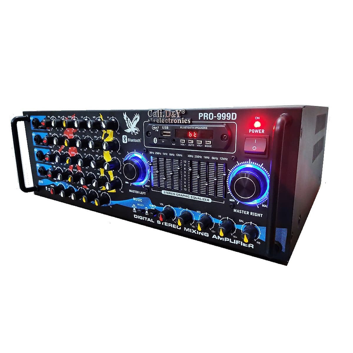 Amply Bluetooth Karaoke gia đình 16 sò lớn Cali.D&Y PRO 999D - Hàng chính hãng
