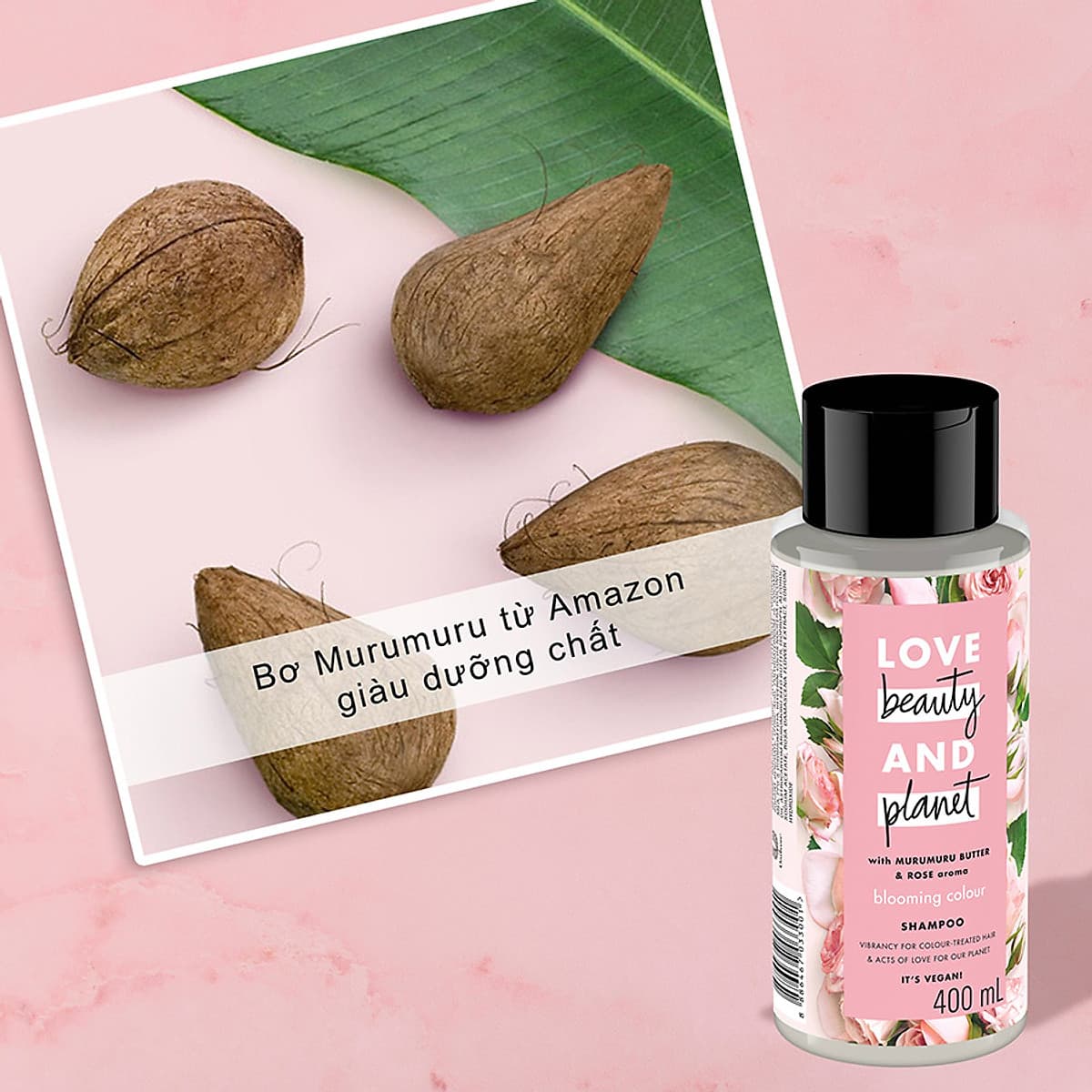 Combo 2 Dầu Gội Love Beauty And Planet Cho Tóc Nhuộm 400ml