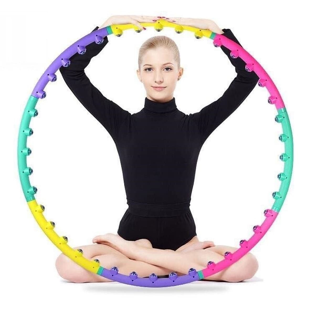 Vòng Lắc Eo Giảm Mỡ Bụng, Vòng Lắc Eo Thon Massage Giảm Mỡ Bụng - Hàng Chính Hãng (màu ngẫu nhiên)