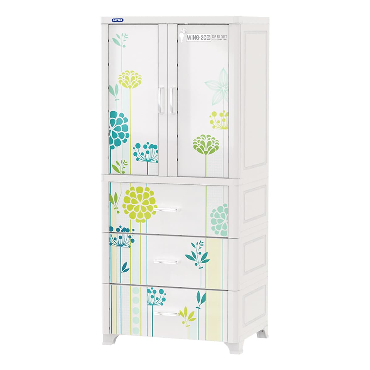 Tủ Wing Duy Tân 2 Cánh 3 Ngăn 1158