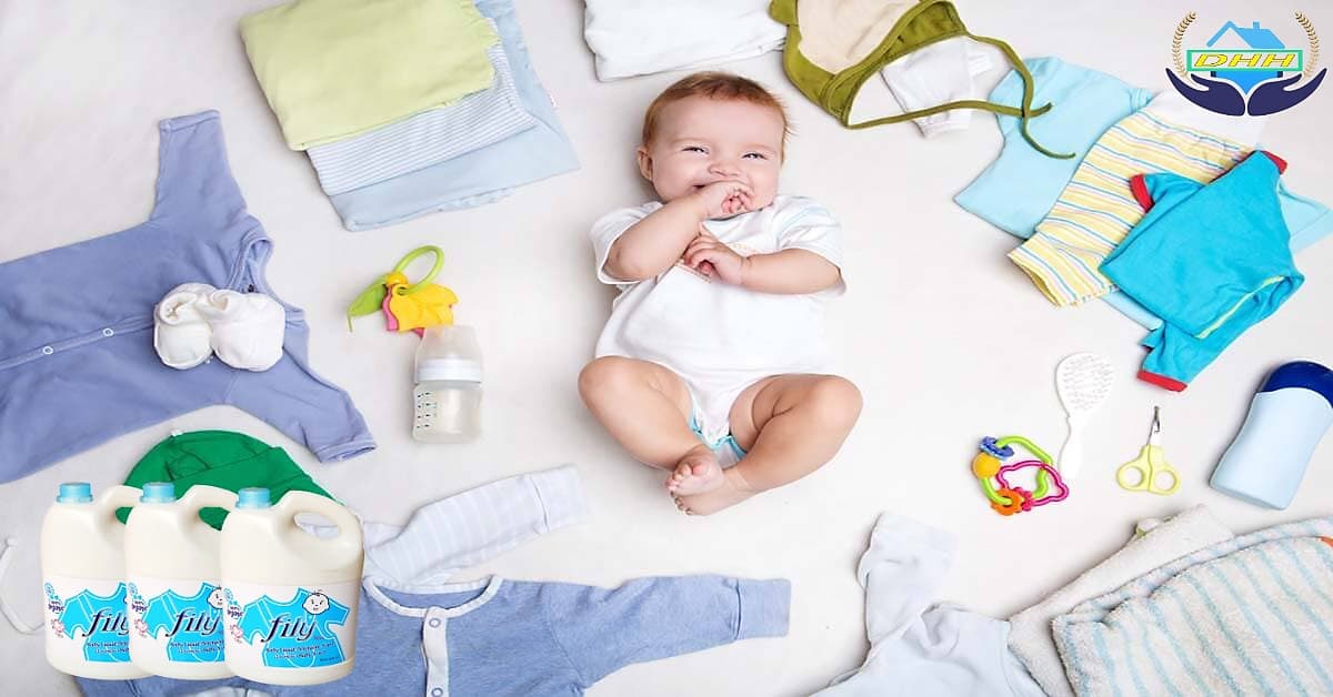 Nước Giặt Hữu Cơ Thái Lan An Toàn Cho Em Bé  FilY 3000ml Mùi Hương Thơm Dịu Nhẹ