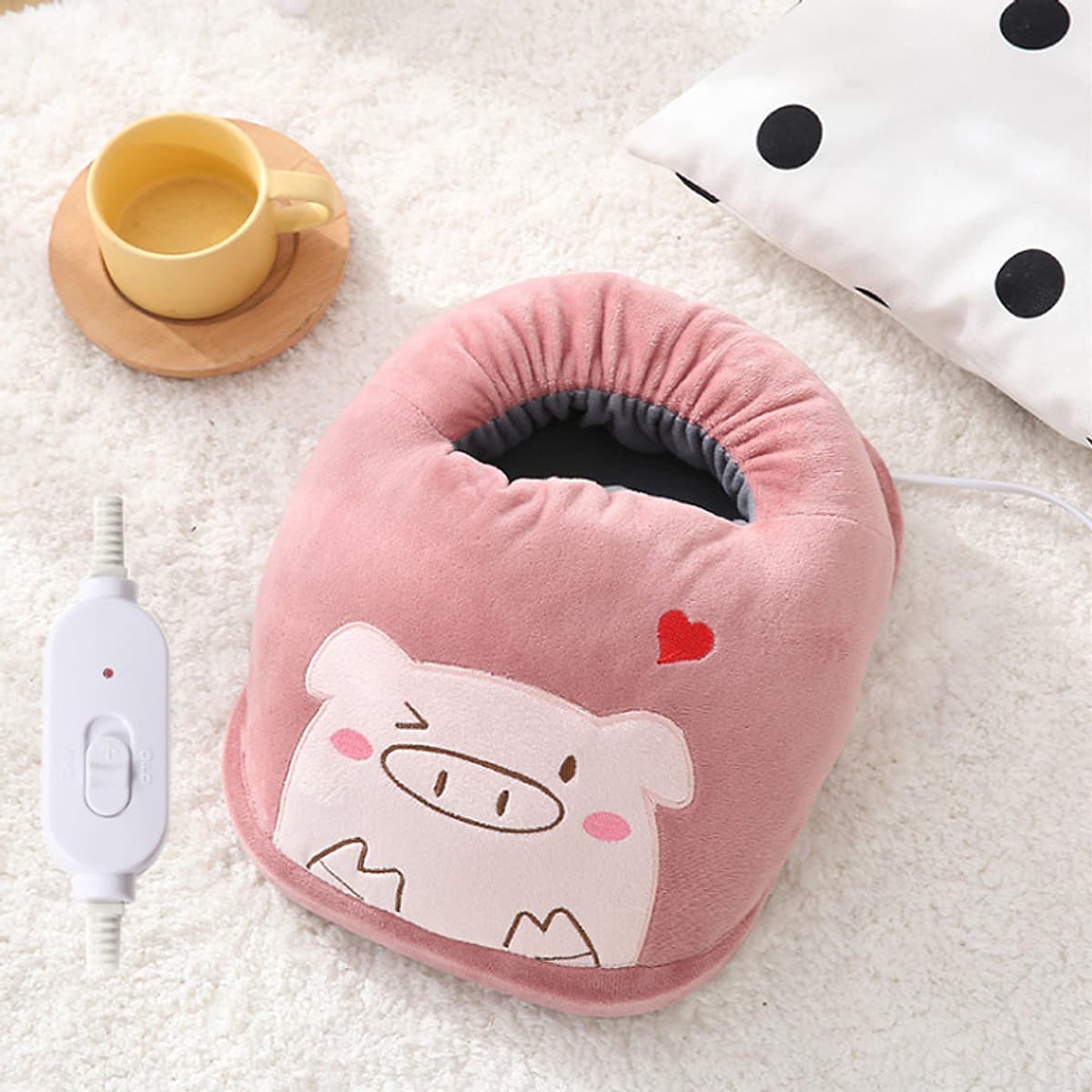 Túi sưởi ấm chân - Máy sưởi ấm chân hình thú size 32x27x12cm - Giao hình thú ngẫu nhiên