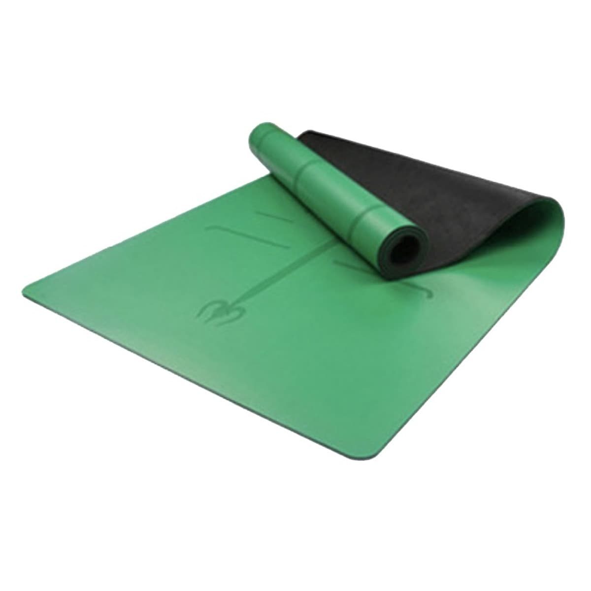 Thảm yoga định tuyến cao su PU dày 5mm (tặng túi đựng + Dây buộc thảm)