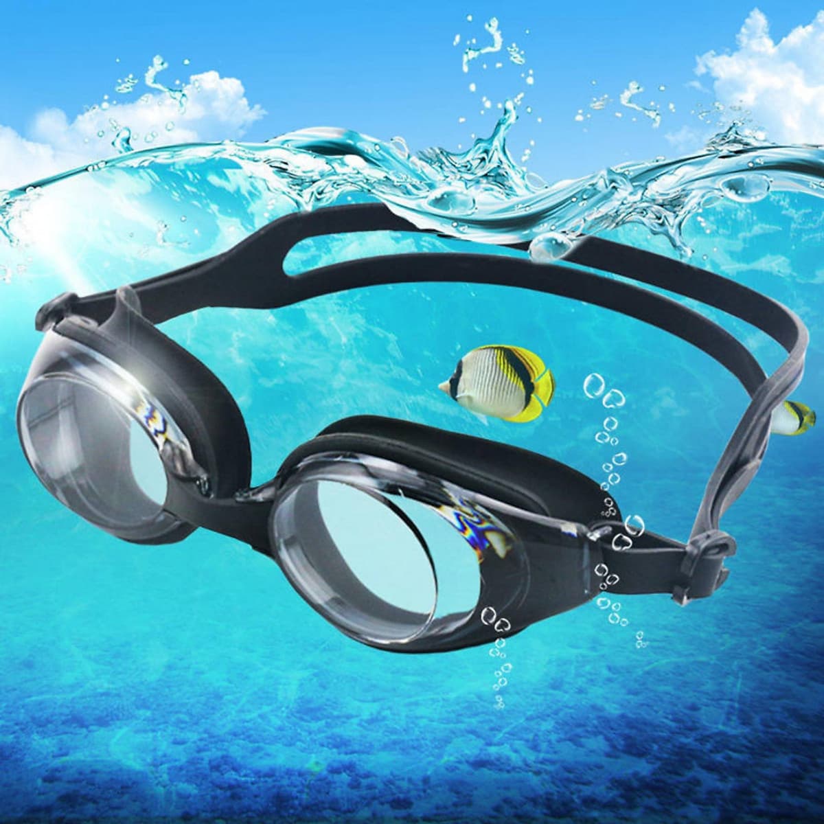 Kính Bơi Cận (CÓ THỂ LỆCH ĐỘ), Chống TRẦY, Chống UV, Chống Hấp Hơi