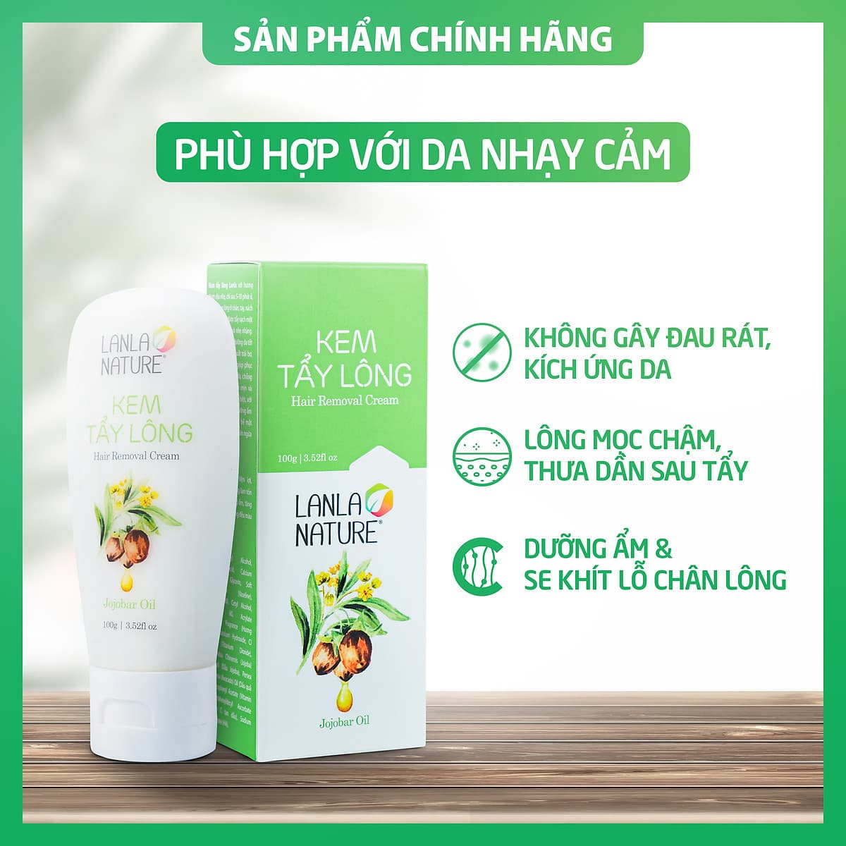Kem Tẩy Lông Lanla (100g)