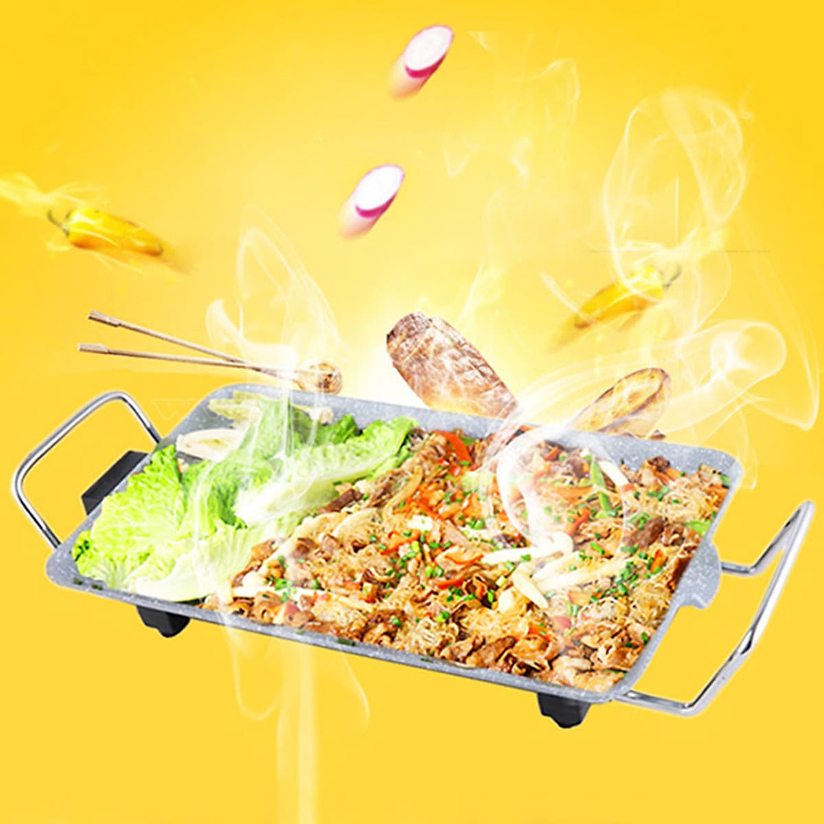 Bếp nướng điện không khói cho mua đông