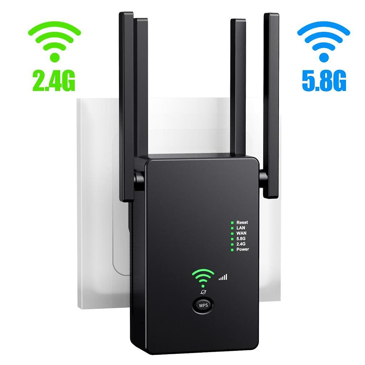 1200Mbps Wifi Repeater 802.11 AP Router Extender Signal Booster Range