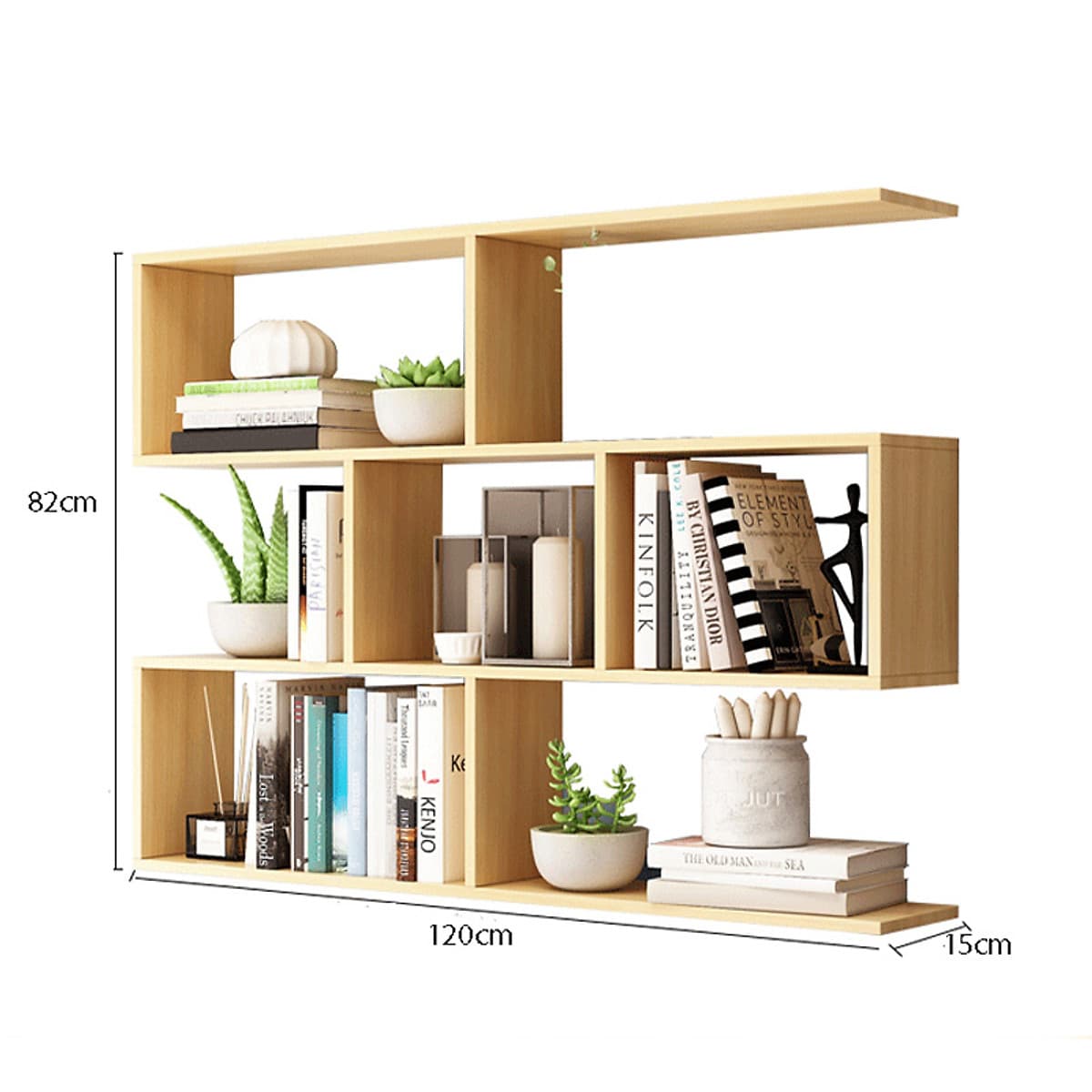 Kệ Sách Gỗ Treo Tường 4 Tầng Đơn Giản Mà Đẹp SIB DECOR (Nhiều màu)