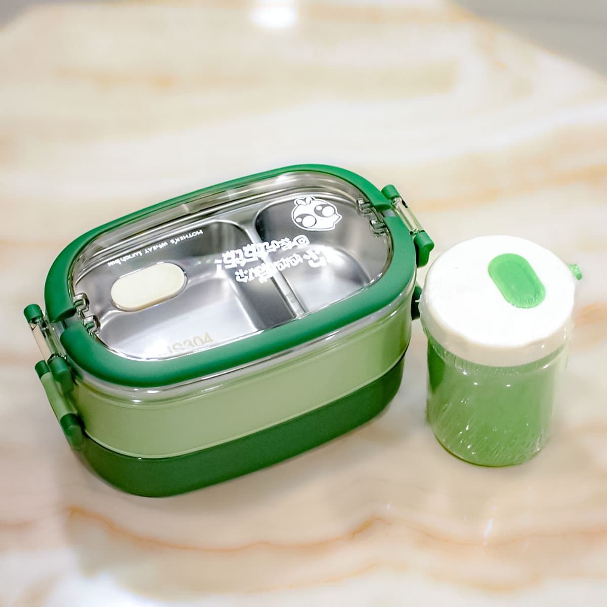 Hộp Cơm Giữ Nhiệt INOX304 Hiện Đại Kèm Hộp Đựng Canh Soup