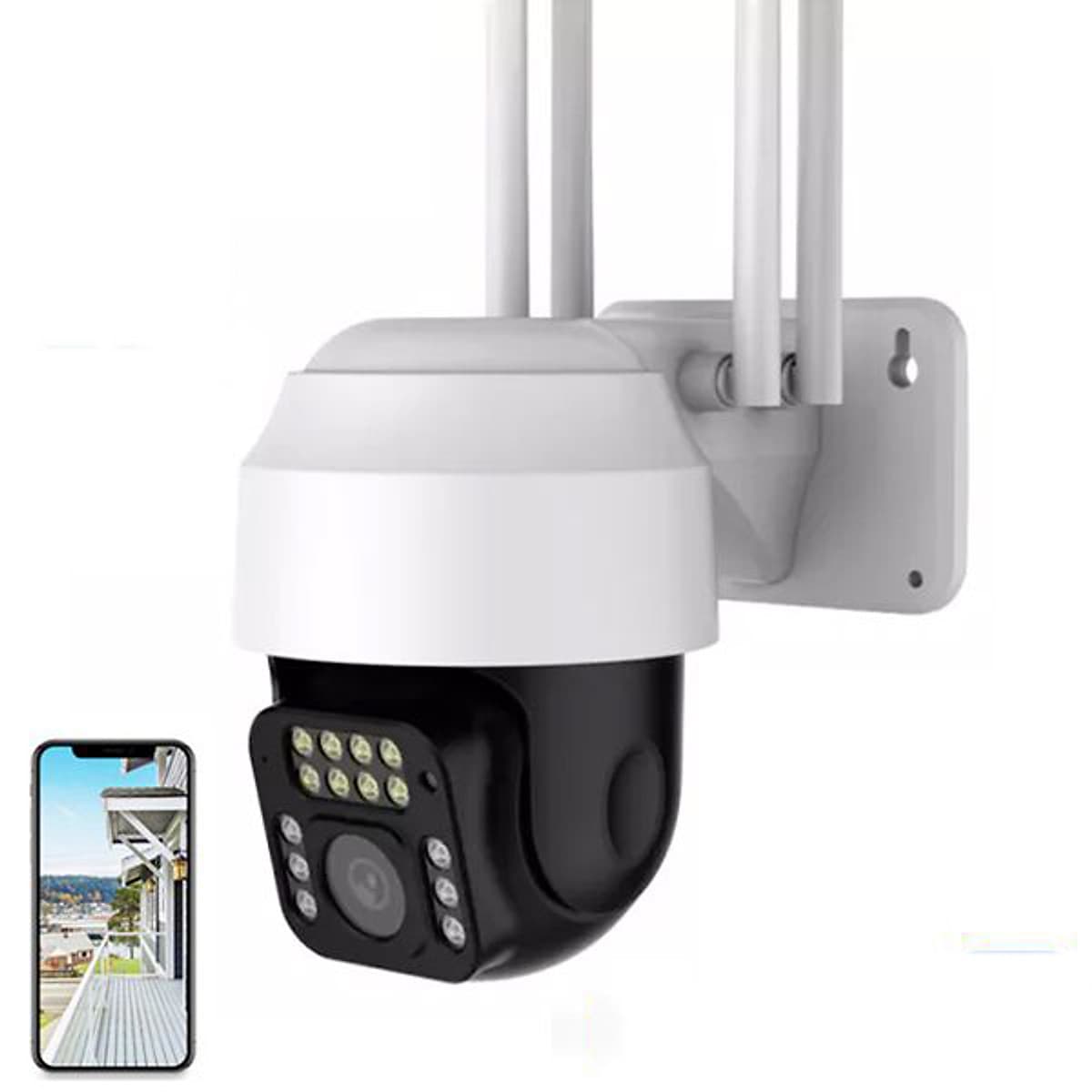 CAMERA WIFI YOOSEE NGOÀI TRỜI C12 14 LED -HÀNG NHẬP KHẨU