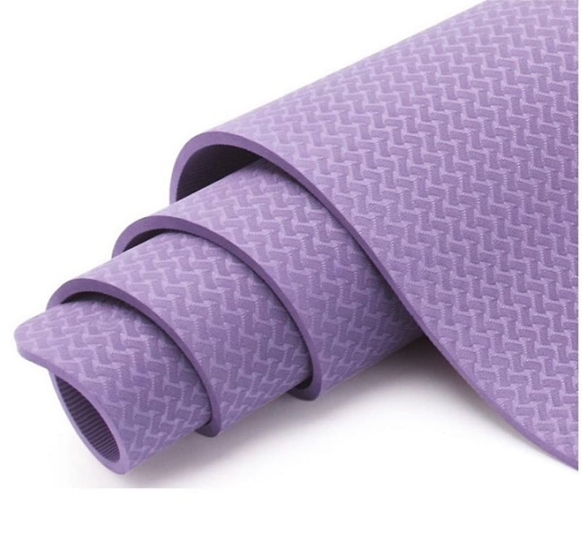 Thảm tập yoga định tuyến 6mm TPE  kèm túi đựng