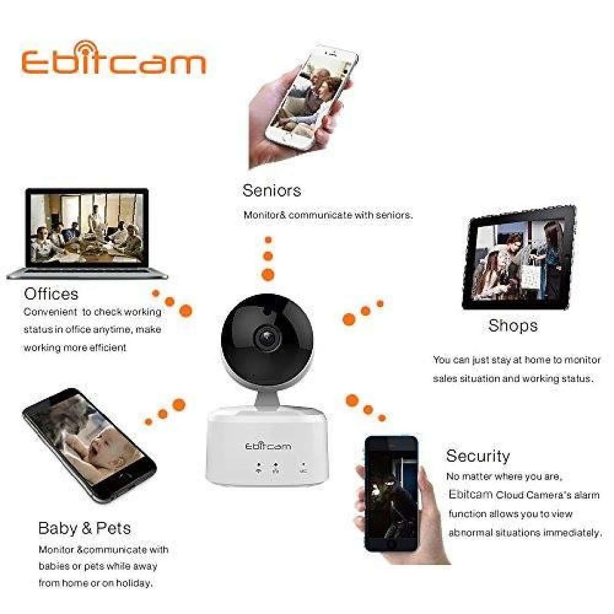 CAMERA IP WIFI 1MP EBITCAM E2