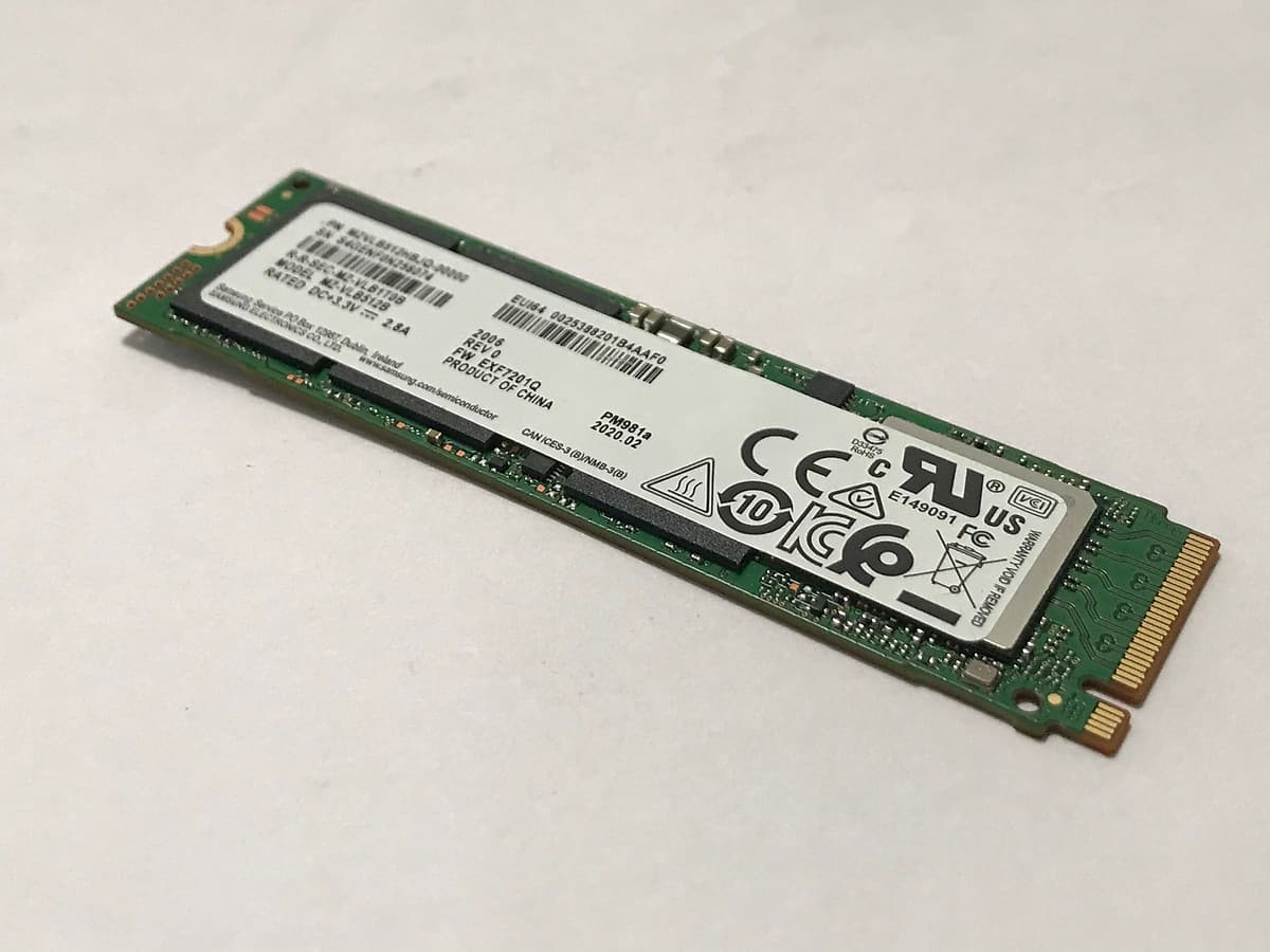 Ổ Cứng SSD Samsung PM981A M2 2280 PCIe NVMe - Hàng Nhập Khẩu