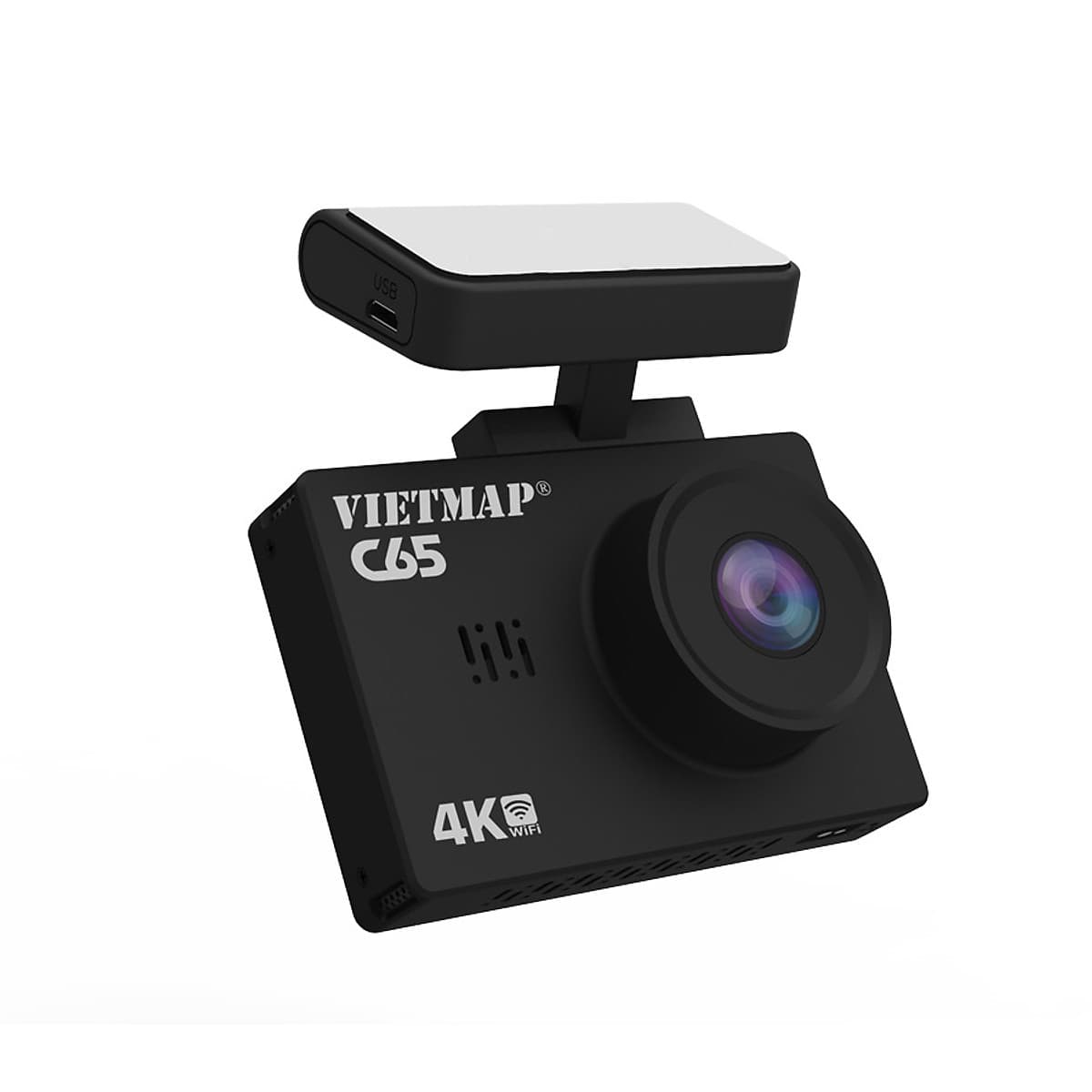 VIETMAP C65 - Camera Hành Trình Cảm Ứng Ghi Hình Trước Sau + Cảnh báo bằng giọng nói + Wifi + Thẻ nhớ 32GB - Hàng Chính Hãng