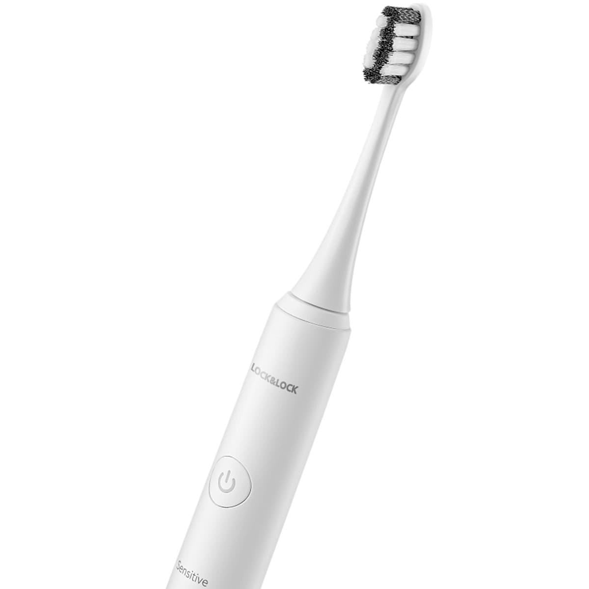 Bàn Chải Đánh Răng Điện Lock&Lock ENR346WHT - DC3.7V, Trọng Lượng 235g, Sạc Không Dây - Màu Trắng