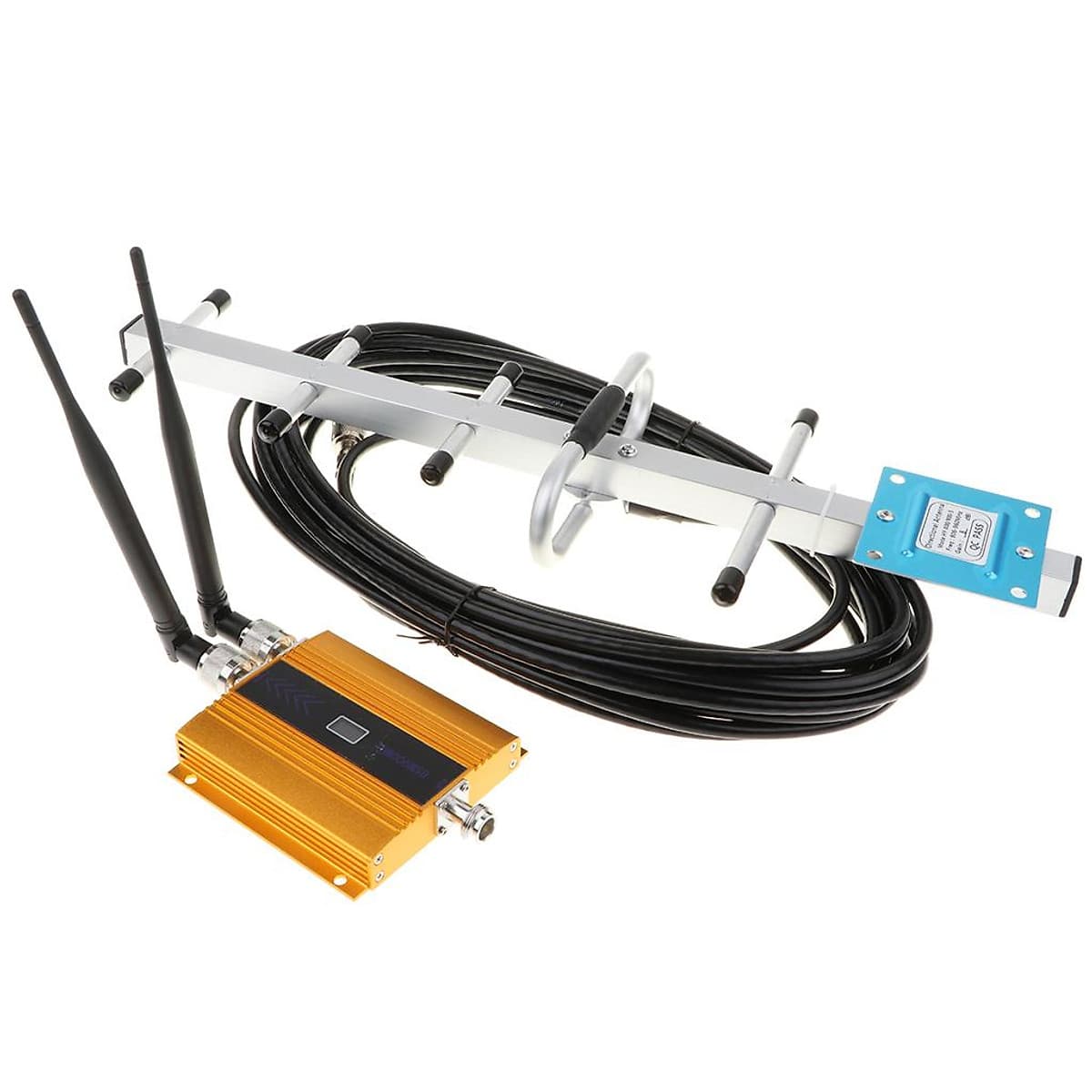 GSM 900Mhz Tín Hiệu Điện Thoại Repeater Tăng Áp Khuếch Đại W/Yagi Ăng Ten Bộ