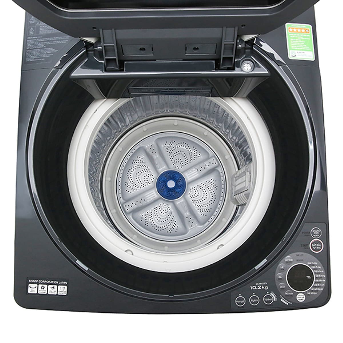 Máy Giặt Cửa Trên Sharp ES-W102PV-H (10.2kg) - Hàng Chính Hãng - Chỉ giao tại Hà Nội