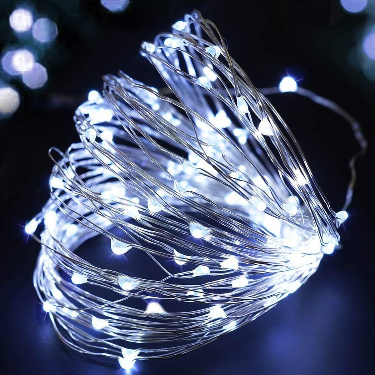Đèn led đom đóm fairy light dây đồng trang trí decor phòng, cắm trại tạo không gian cổ tích lãng mạn
