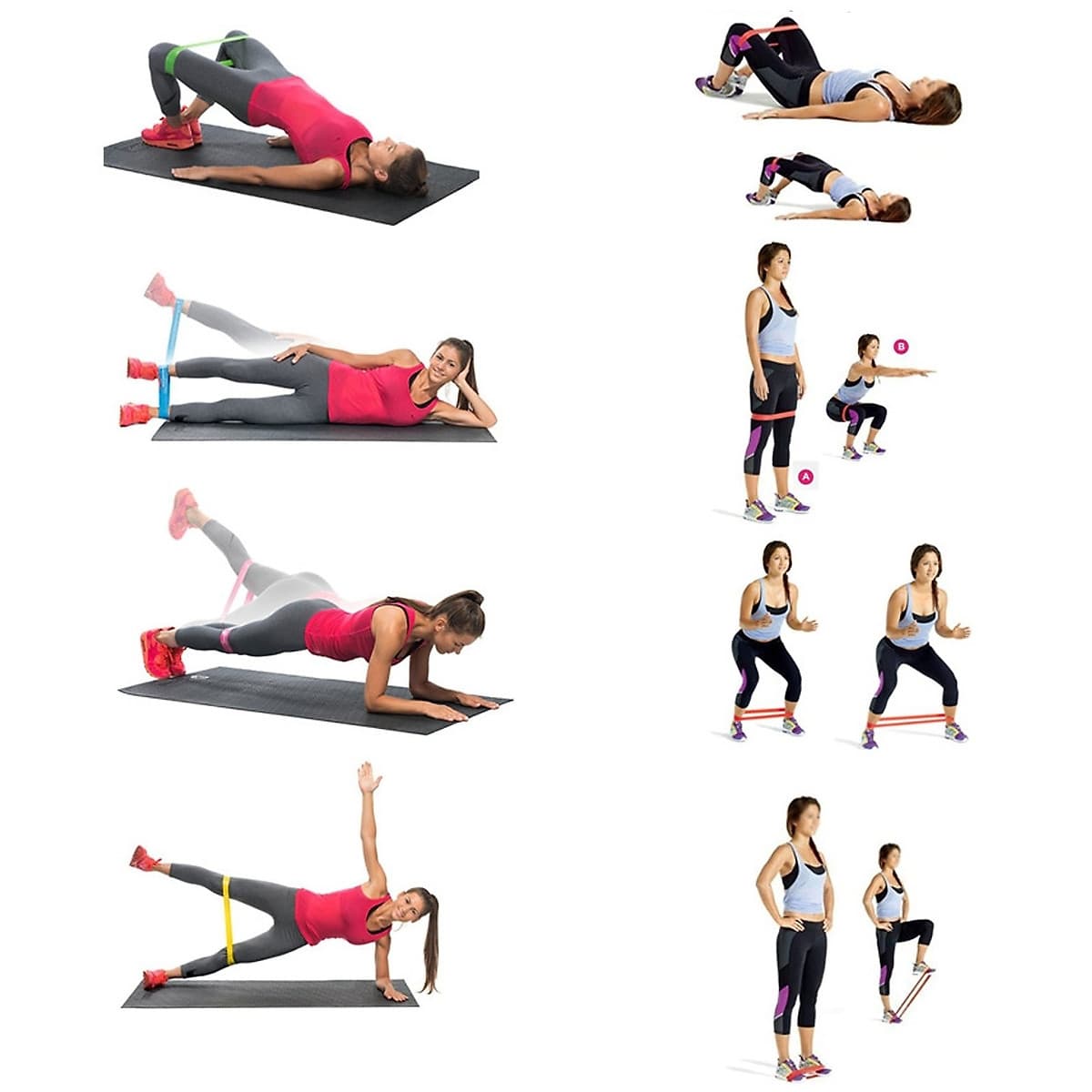 5 Dây Đàn Hồi, Dây Kháng Lực Tập Gym Chính Hãng Amalife