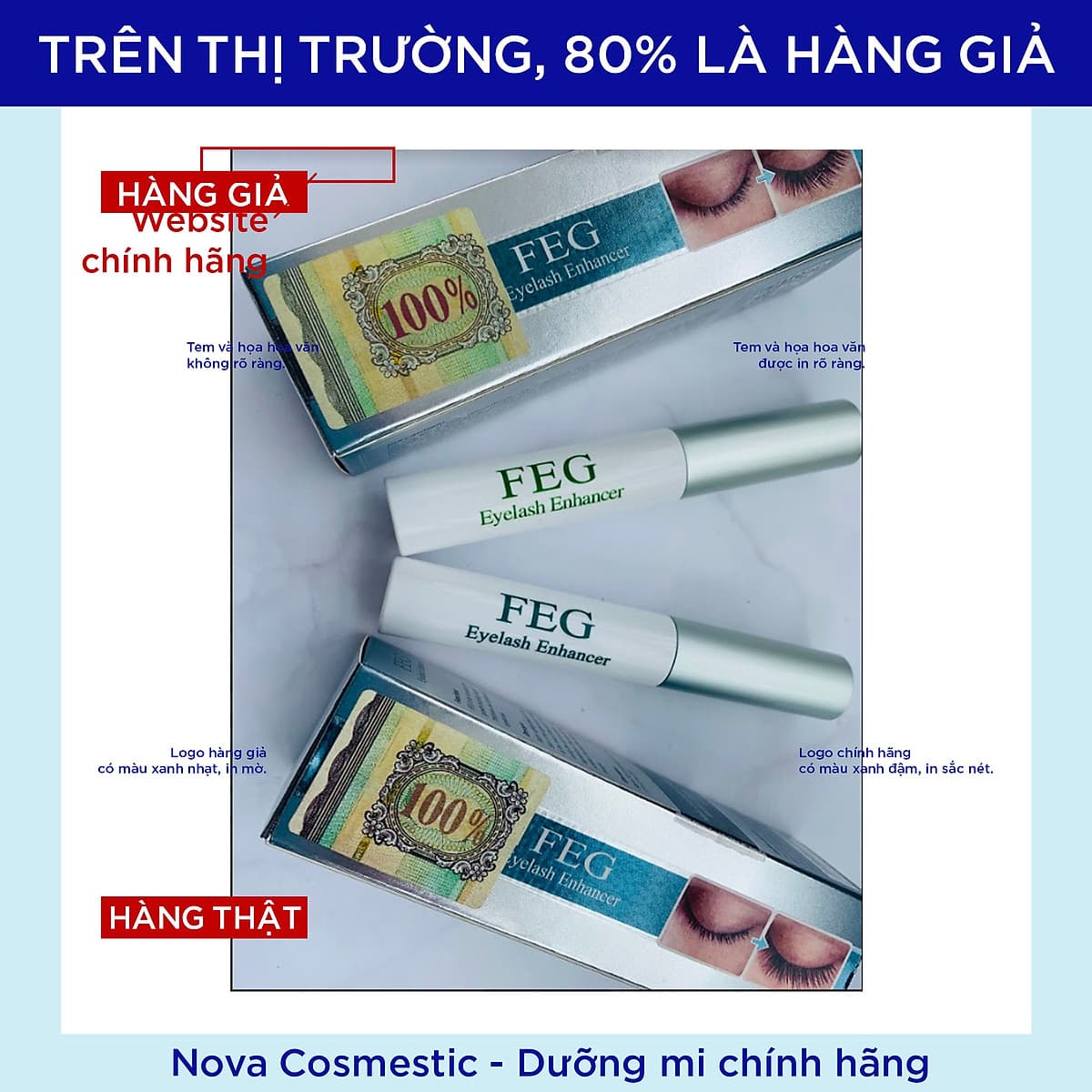 Dưỡng Mi Dài Dày Khỏe FEG Eyelash Enhancer