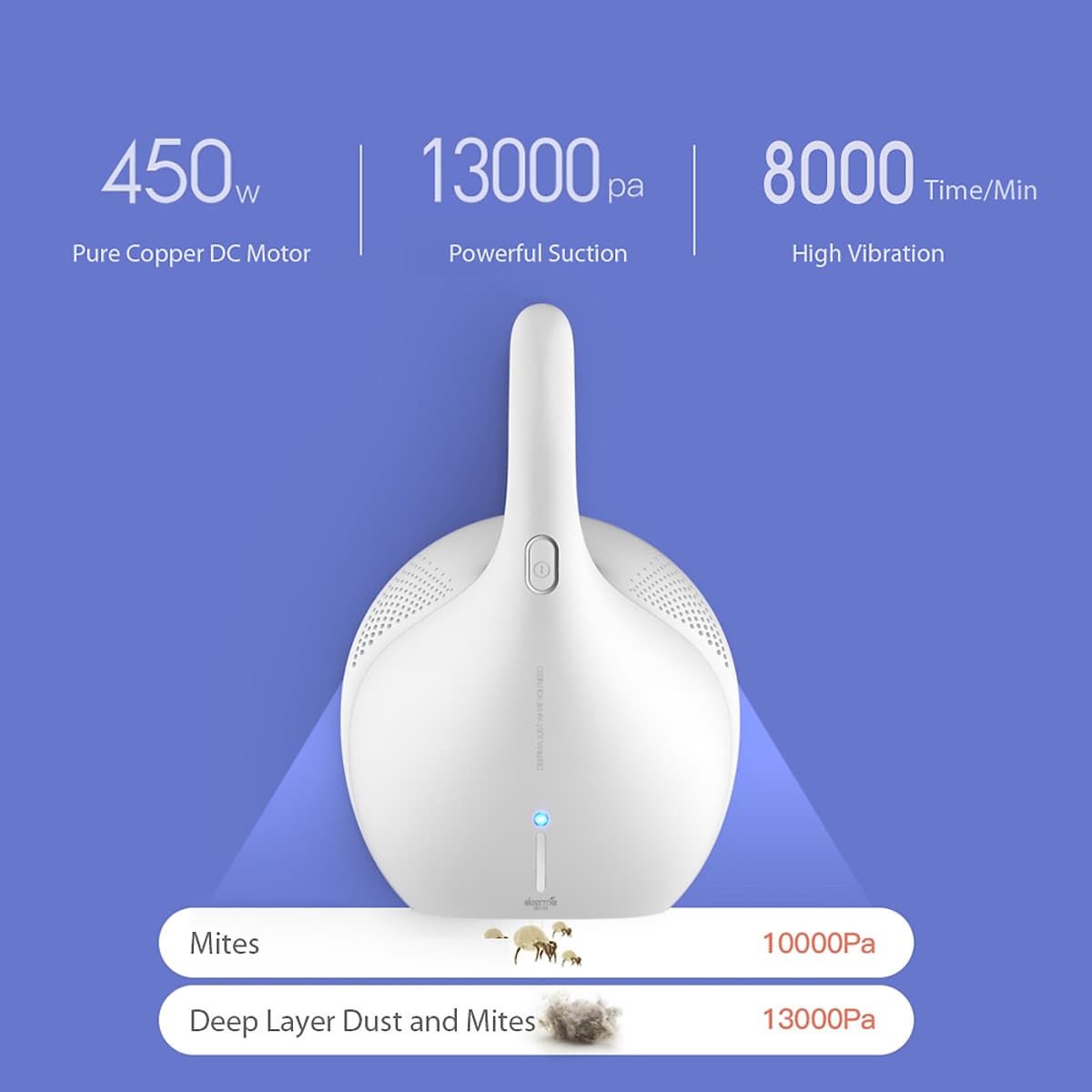 Máy Hút Bụi Cầm Tay Xiaomi Deerma CM800/CM810 Dùng Tia UV Khử Trùng (13000Pa) (Giao mẫu ngẫu nhiên)