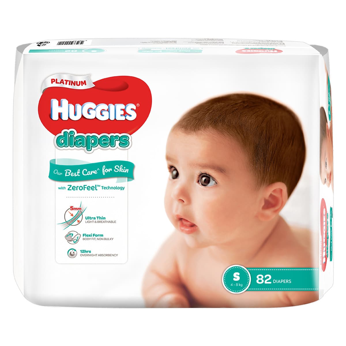 Tã Dán Siêu Cao Cấp Huggies Platinum S82 (82 Miếng)