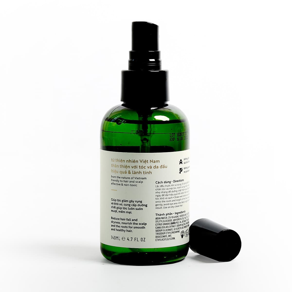 Nước dưỡng tóc tinh dầu bưởi (Pomelo hair tonic) Cocoon 140ml
