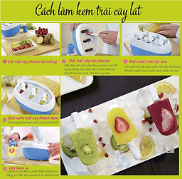 Máy Làm Kem Que Siêu Tốc KAHCHAN KEM2173-Xanh - Hàng chính hãng