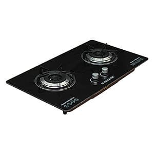 Bếp Gas Âm Đôi Sunhouse SHB6636 - Đen - Hàng chính hãng