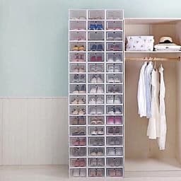HỘP ĐỰNG GIÀY DÉP BẰNG NHỰA CỨNG TIẾT KIỆM DIỆN TÍCH