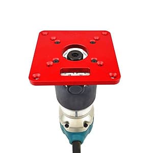 Aluminium Router Table Insert Plate Woodworking Benches Wood Router Trimmer Models Engraving Machine for RT0700C Universal