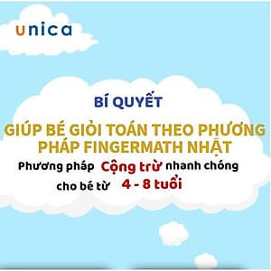  Khóa học NUÔI DẠY CON - Bé vui học toán theo phương pháp FINGERMATH NHẬT [UNICA.VN