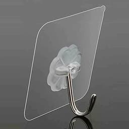 Bộ 25 Móc dán tường, dính tường trong suốt Siêu chắc, siêu chịu lực loại 10kg