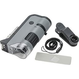  Kính hiển vi bỏ túi cao cấp Carson MicroFlip MP-250 (Phóng đại 100x -250x) có đèn tia cực tím UV kiểm tra tiền - Hàng chính hãng