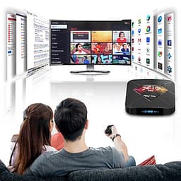 Android TV BOX RAM 4G, Bộ nhớ 32G, xem phim 6K, chơi game, hỗ trợ tính năng tìm kiếm bằng giọng nói mới nhất hiện nay X10 PLUS