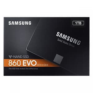 Ổ Cứng SSD Samsung 860 Evo 1TB Sata III 2.5 inch - Hàng Nhập Khẩu (Box Tiếng Anh)