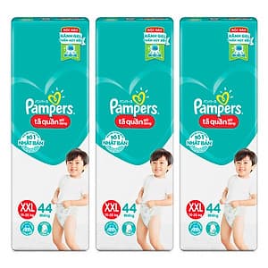 Combo 3 Tã Quần Pampers Giữ Dáng Mới Gói Đại XXL44 (44 Miếng)