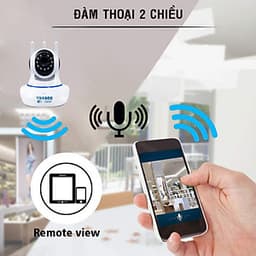 Camera wifi trong nhà Yoosee  Z02S 2.0 Full HD, 3 râu, xoay 360 độ , tương tác 2 chiều, hỗ trợ thẻ nhớ lên đến 128G, cảnh báo chuyển động – Hàng nhập khẩu