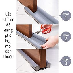 Miếng xốp bọc chân cửa chắn gió chống bụi, ngăn tiếng ồn, ngăn côn trùng 93 x 9.6cm