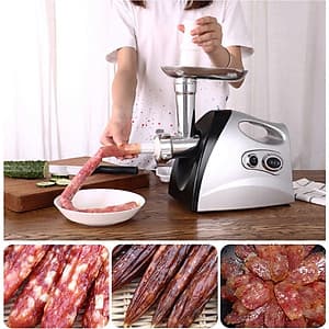 MÁY NGHIỀN THỊT, LÀM XÚC XÍCH - MÁY NGHIỀN RAU CỦ QUẢ ĐA NĂNG JRJ 523