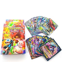 Bộ Thẻ Bài Pokemon 100 Pc EX  GX Box Trading Card Game TCG Sưu Tập Đối Kháng Đẹp Đọc Đáo