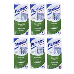  Thùng 6 Hộp Sữa Tươi Không Béo Promess (1L /Hộp)