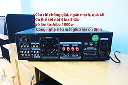Amply karaoke Bradwell BR380 Hàng Chính Hãng
