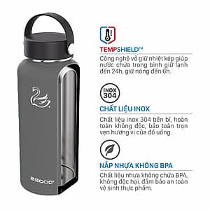 Bình Giữ Nhiệt 2GOOD FLASK Wide Mouth WM-01 (900ml) - Hàng Chính Hãng