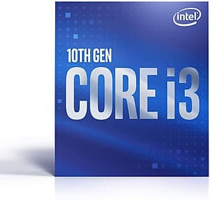Bộ vi xử lý CPU Intel i3 - 10100 ( 3.6GHz Turbo up to 4.3GHz , 4 Core , 8 Threads , 6MB Cache , 65W ) - Hàng Chính Hãng