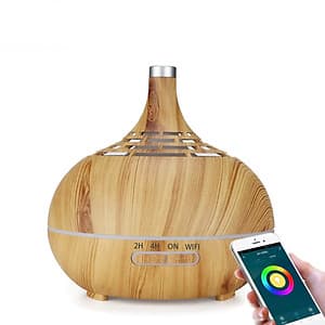 Máy phun sương tạo ẩm khuếch tán tinh dầu kết nối Wifi 150wifi tích hợp đèn LED 7 màu thông minh, Công suất 12W